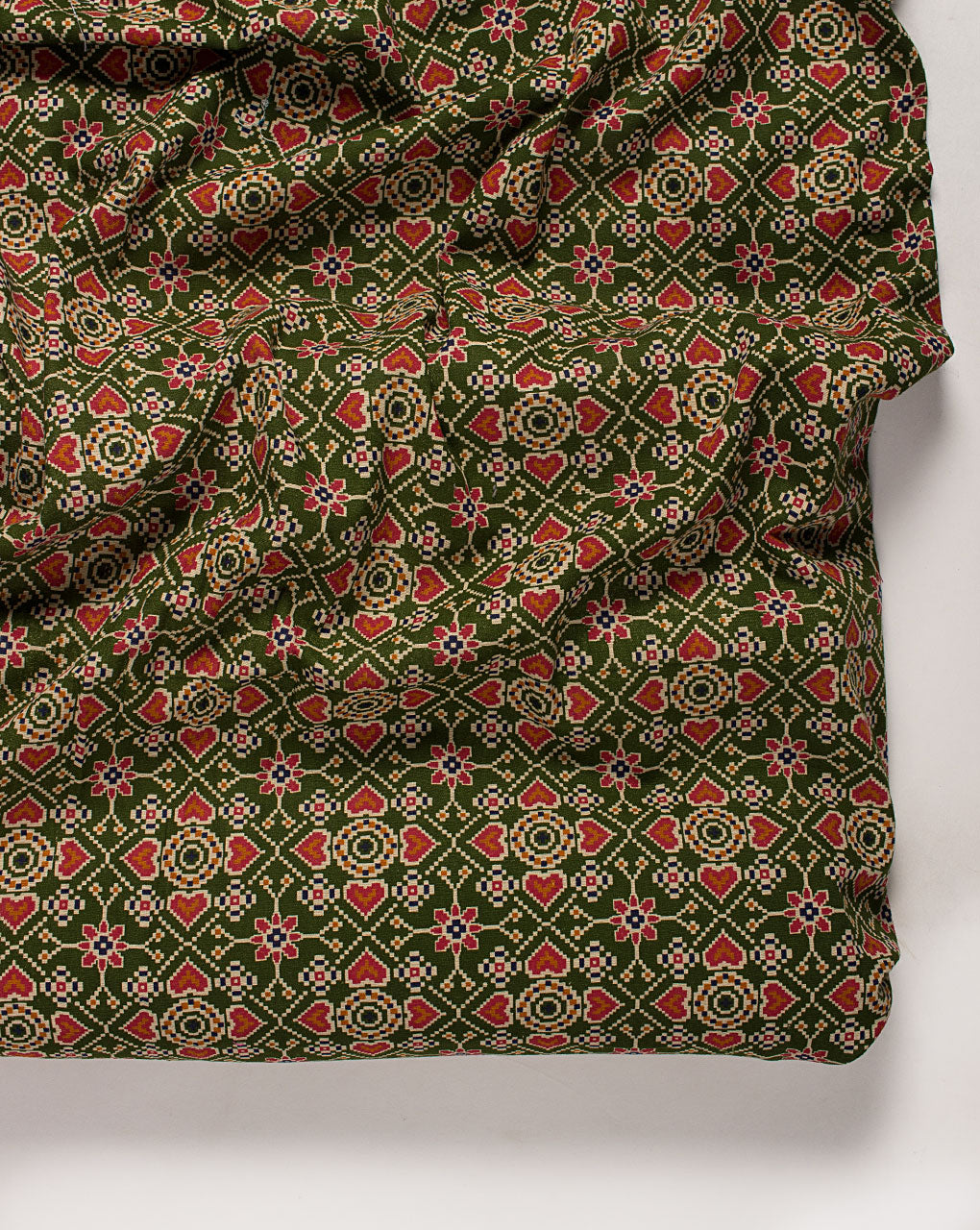( Pre Cut 65 CM ) Screen Print Flex Cotton Fabric