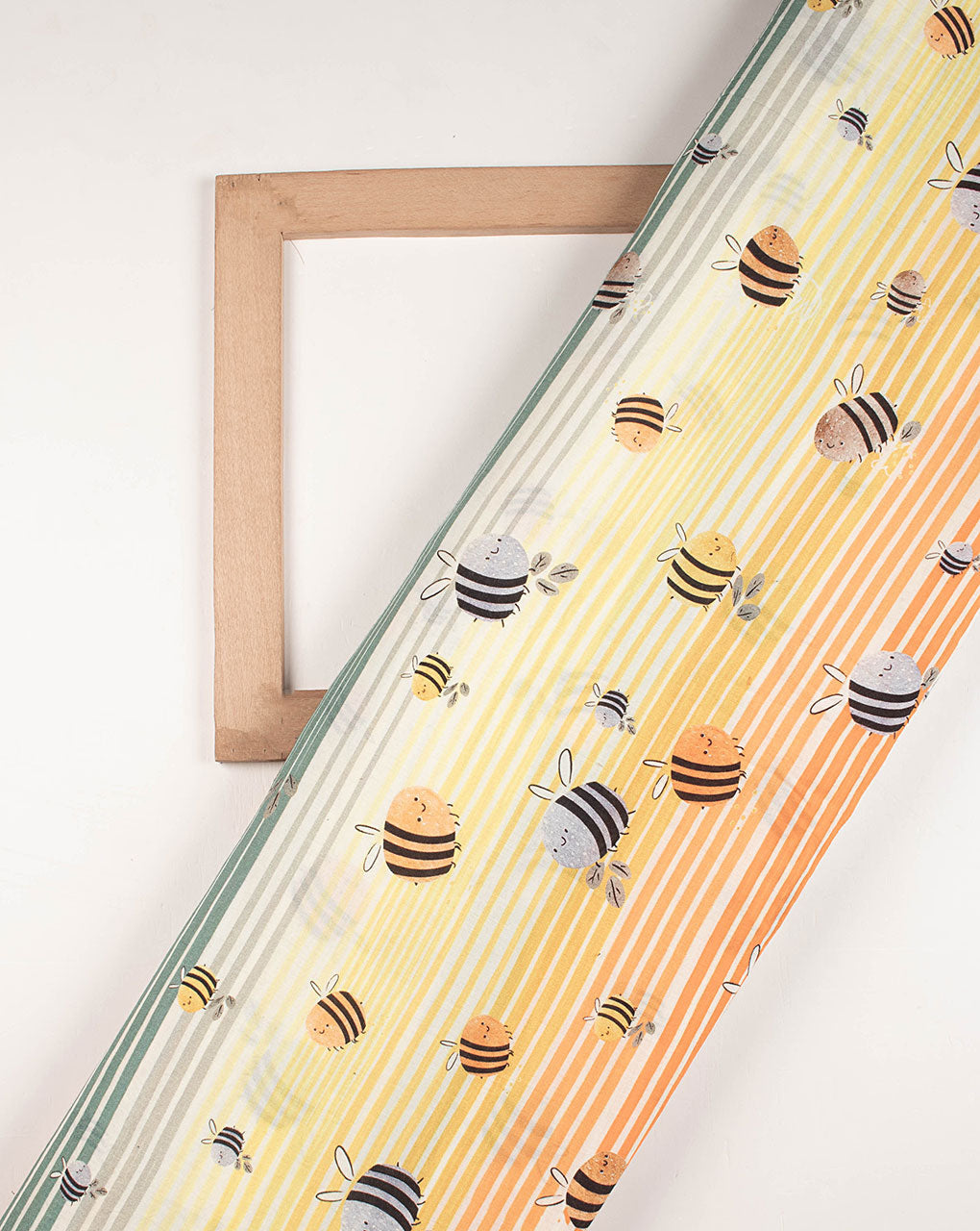 Honeybee Exclusive Digital Print Rayon Modal Fabric - Fabriclore.com