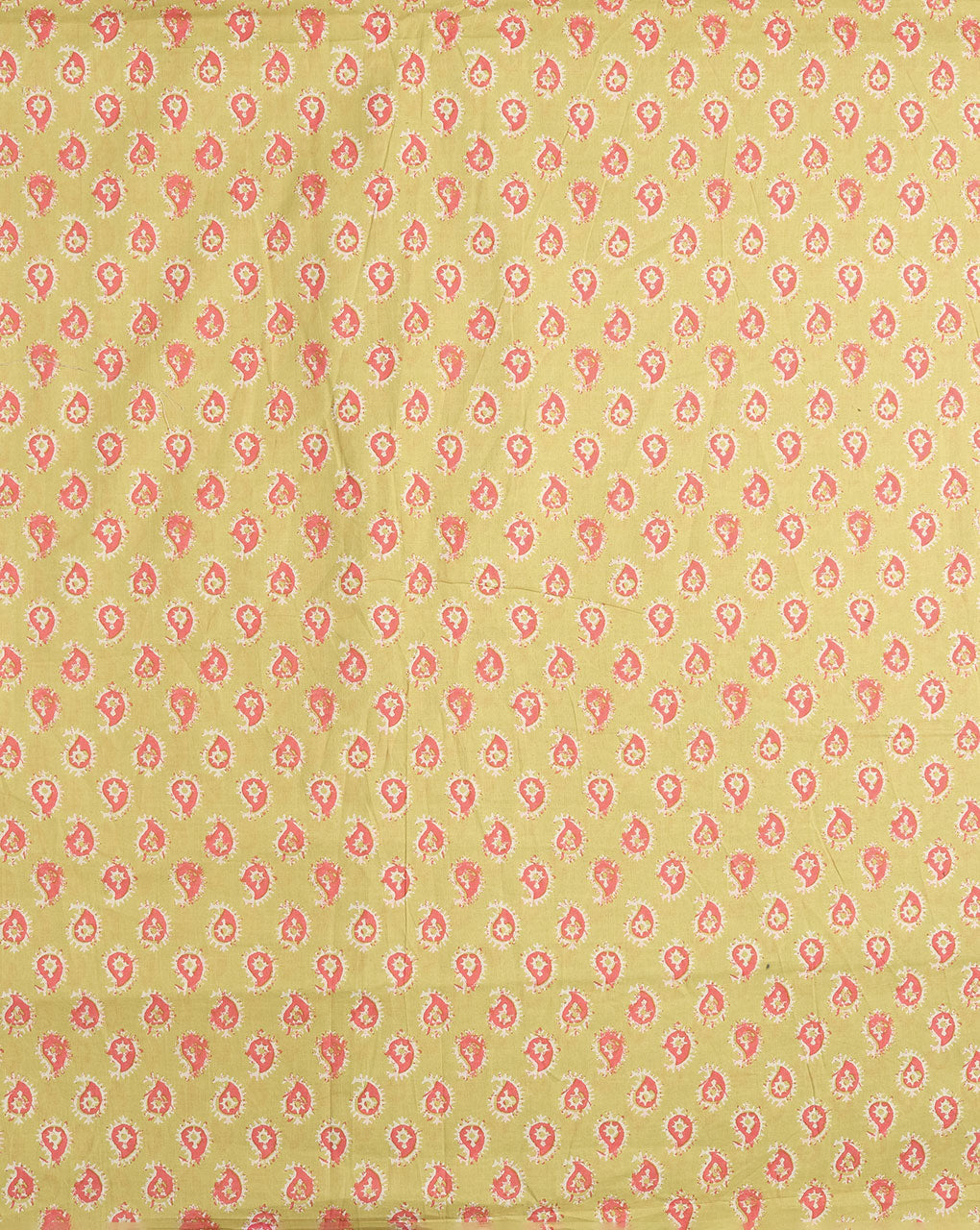 Paisley Screen Print Cotton Fabric - Fabriclore.com