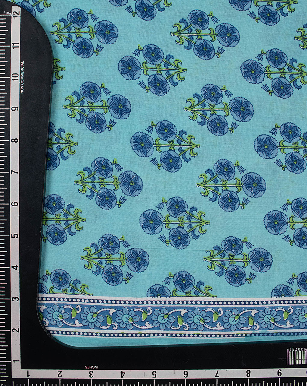 Floral Screen Print Cotton Fabric - Fabriclore.com