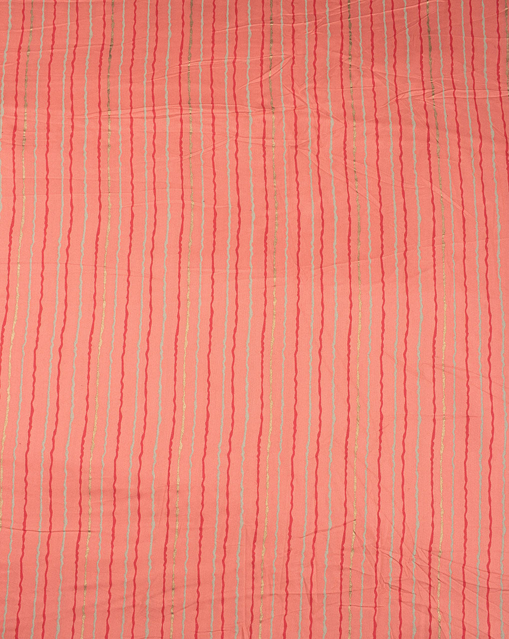 Foil Screen Print Rayon Fabric - Fabriclore.com