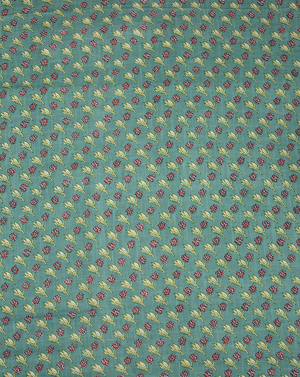 Screen Print Slub Cotton Fabric - Fabriclore.com