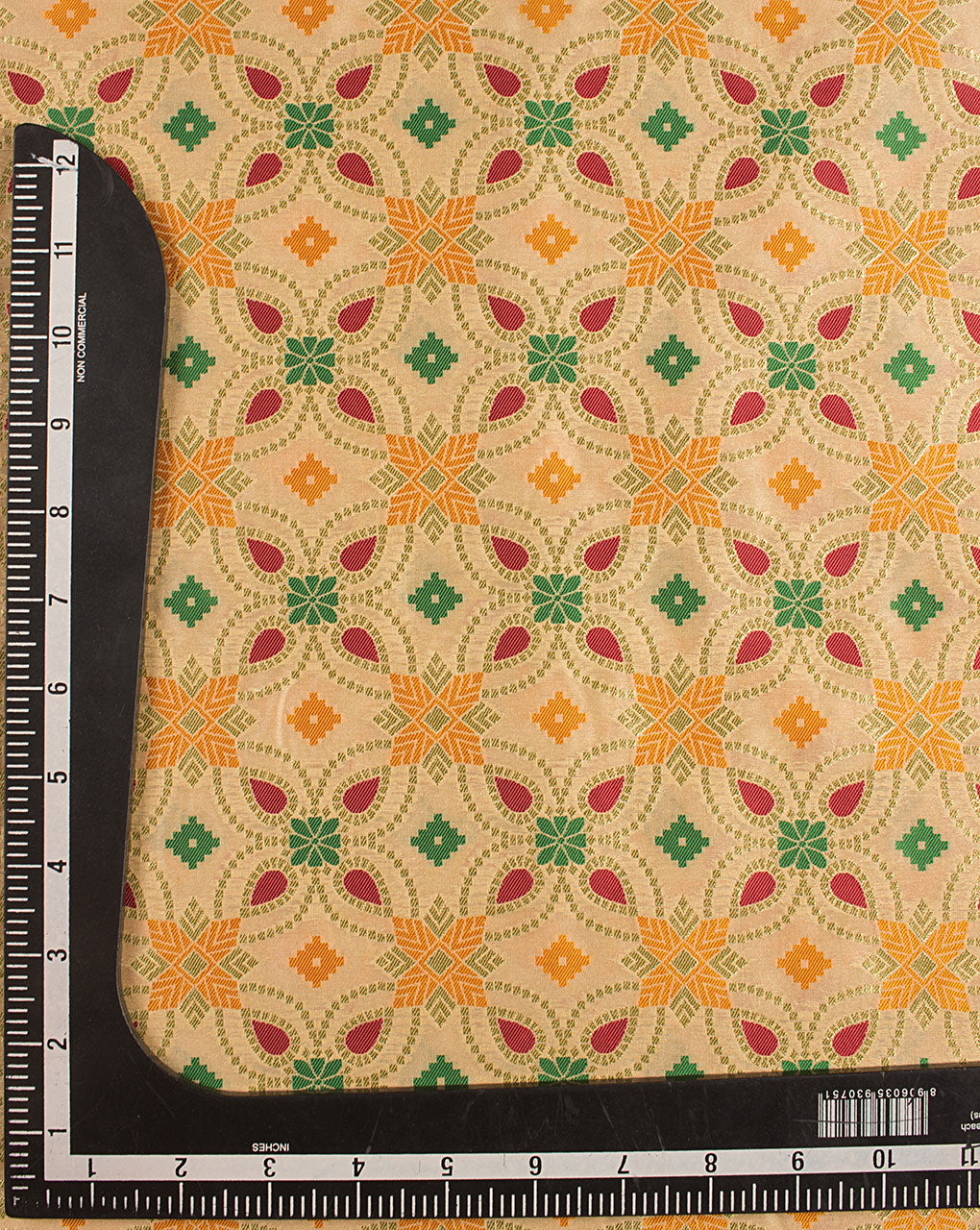 Zari Jacquard Banarasi Kataan Silk Fabric - Fabriclore.com